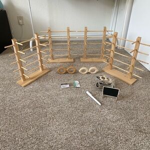 Wooden Sunglasses Display Kit Stand